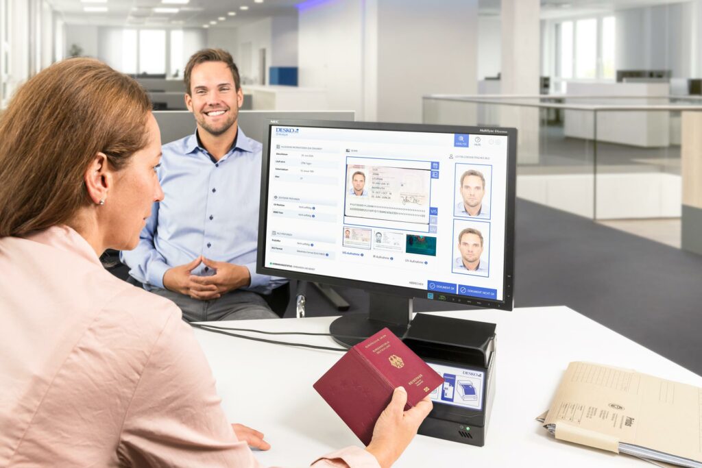Ausweisscanner für die Identitätsfeststellung